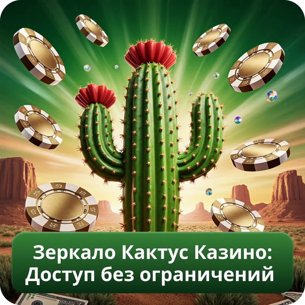 Зеркало Кактус Казино: Доступ без ограничений